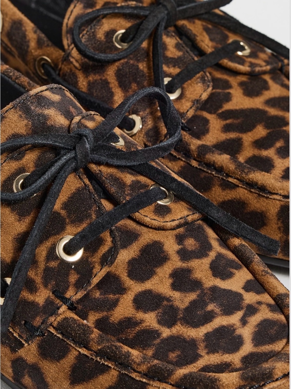 Stuart Weitzman Tinsley Leopard Calf Hair Moccasins Driving Loafers 6B